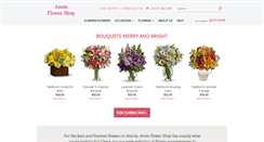 Desktop Screenshot of annisflorals.com